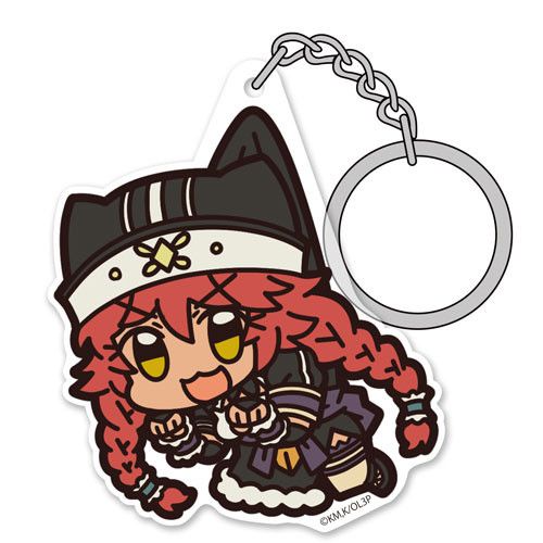 Overlord III Lupusregina Acrylic Tsumamare Key Chain