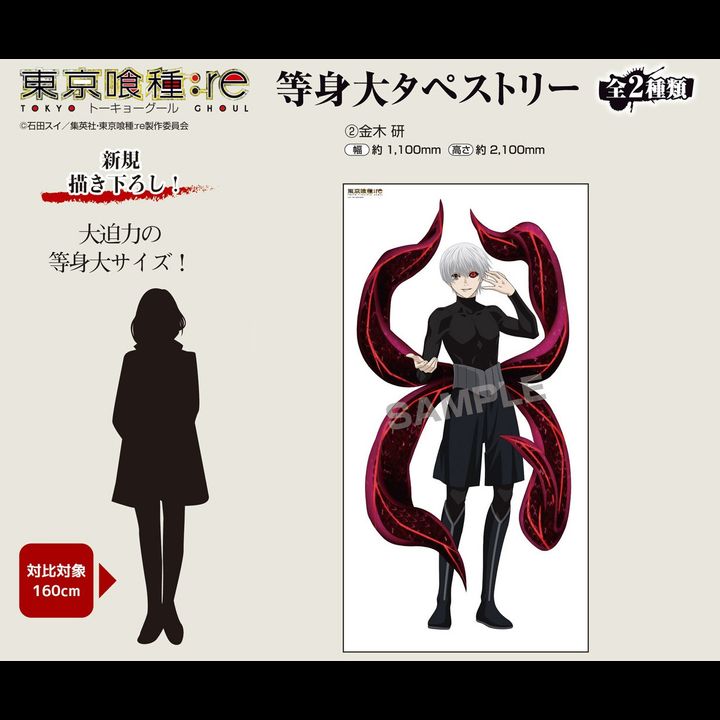 Tokyo Ghoul:re Life Size Tapestry 2 Kaneki Ken