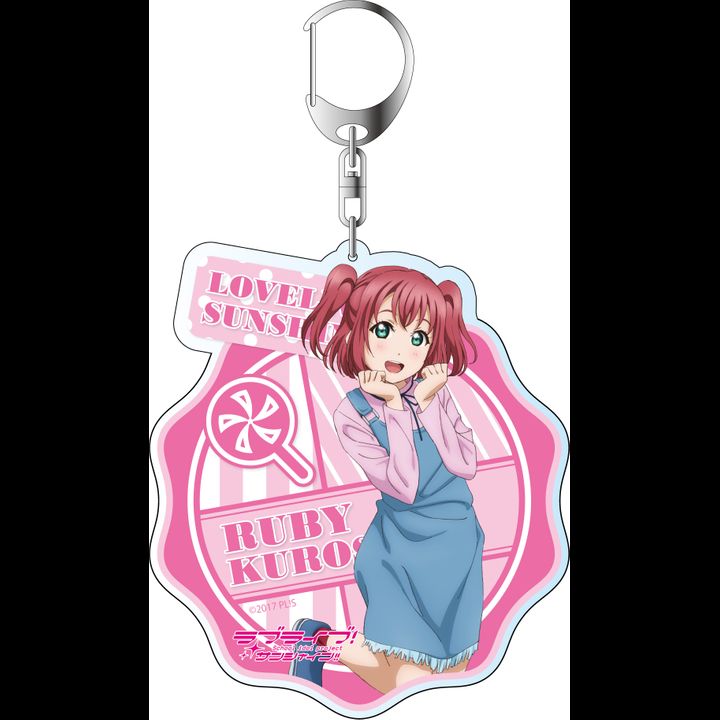 Love Live! Sunshine!! Deka Key Chain Kurosawa Ruby Casual Outfit Ver. 2