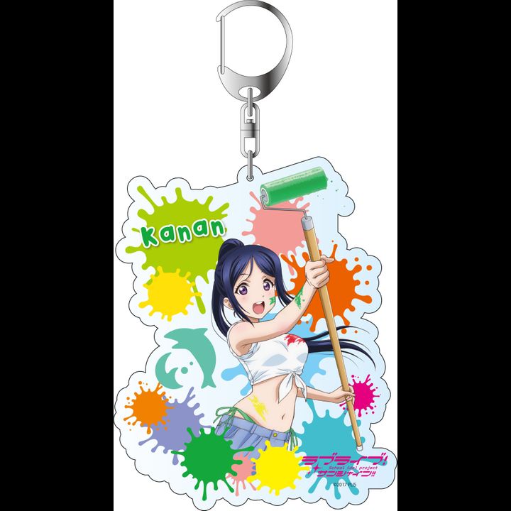 Love Live! Sunshine!! Deka Key Chain Matsuura Kanan Painter Style Illustration Ver.