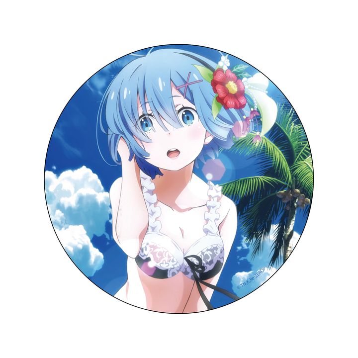 Re:Zero kara Hajimeru Isekai Seikatsu Deka Can Badge Rem A