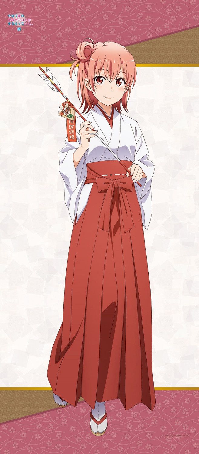 Yahari Ore no Seishun Love-come wa Machigatteiru. Zoku Original Illustration Japanese style Chirimen Big Tapestry Yui