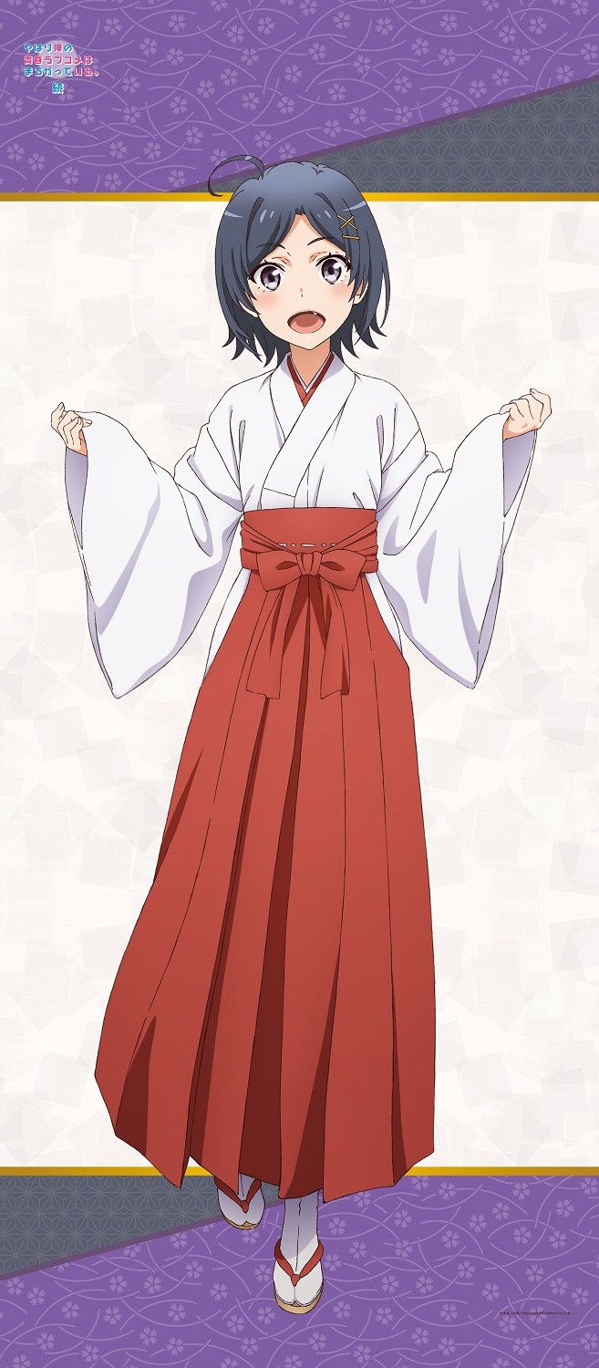 Yahari Ore no Seishun Love-come wa Machigatteiru. Zoku Original Illustration Japanese style Chirimen Big Tapestry Komachi