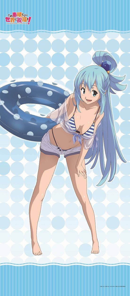 Kono Subarashii Sekai ni Shukufuku wo! Original Illustration Life-size Tapestry Aqua