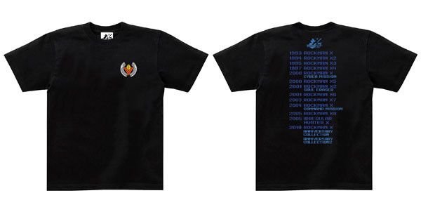Mega Man X T-shirt 25th Anniversary (S,M,L,XL Size)