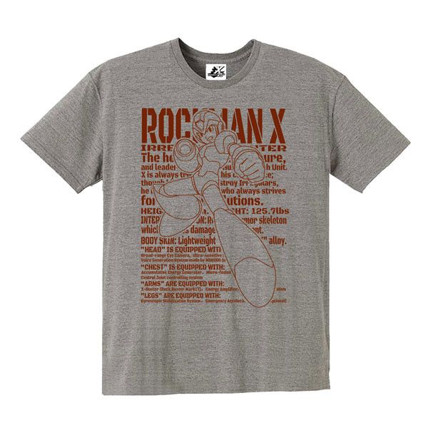 Mega Man X T-shirt Spec (S,M,L,XL Size)