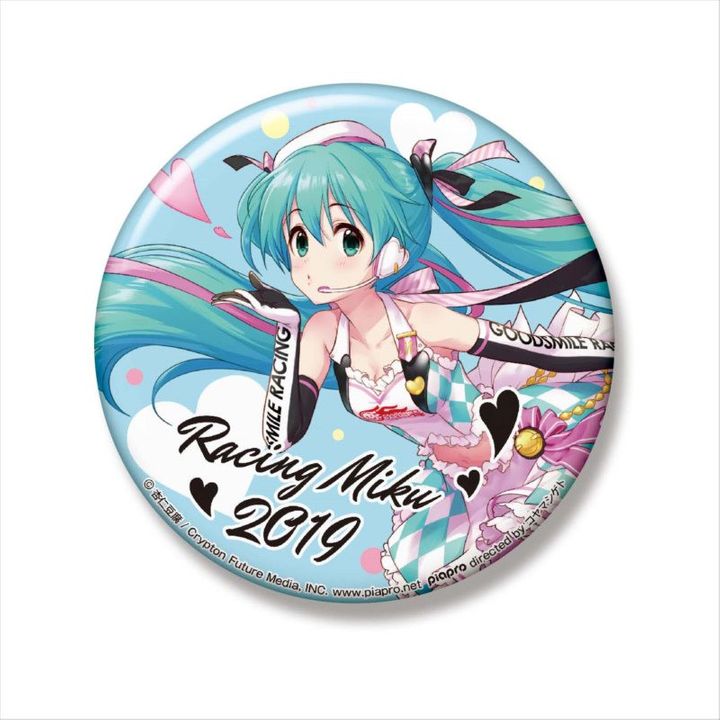 Hatsune Miku GT Project Hatsune Miku Racing Ver. 2019 Big Can Badge 2