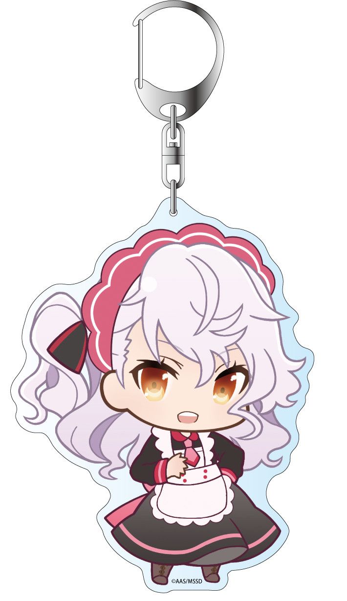 High School Fleet Deka Key Chain Puni Chara Thea Kreutzer Maid Ver. 2