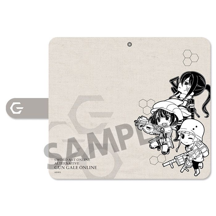 Pikuriru! "Sword Art Online Alternative Gun Gale Online" Book Type Smartphone Case (M Size)