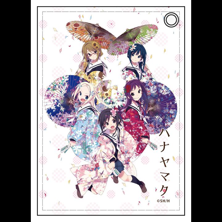 Hanayamata Leather Pass Case D