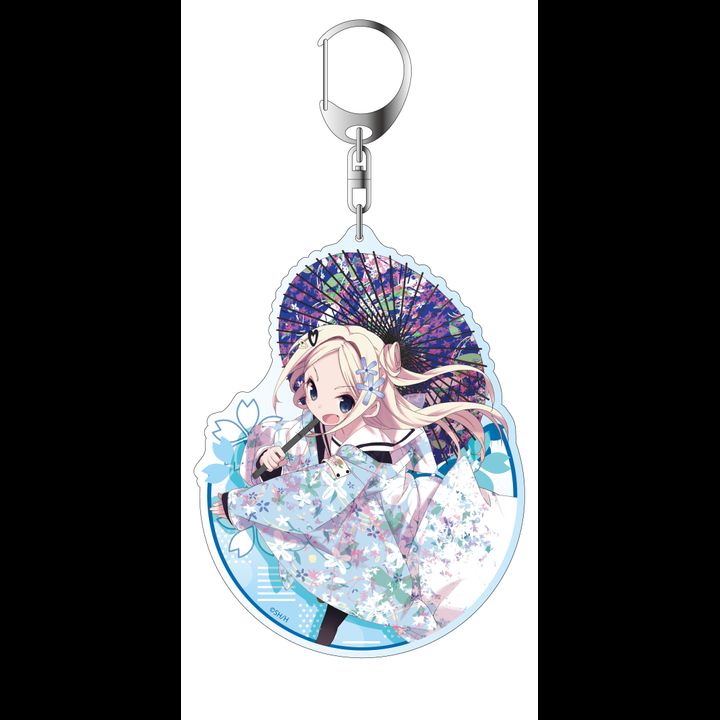 Hanayamata Deka Key Chain Hana N. Fountainstand Ver. 2