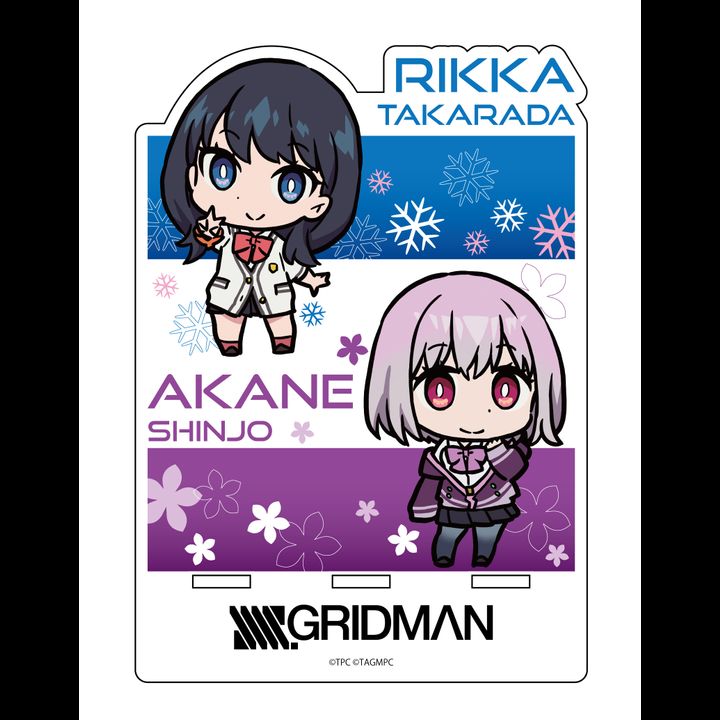 SSSS.Gridman Acrylic Smartphone Stand Takarada Rikka & Shinjo Akane Deformed Ver.