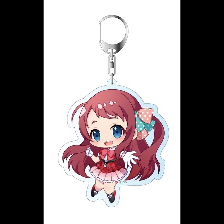 Zombie Land Saga Deka Key Chain Minamoto Sakura Idol Deformed Ver.