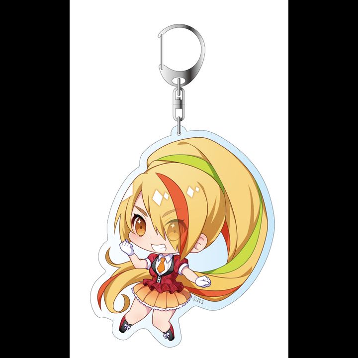Zombie Land Saga Deka Key Chain Nikaido Saki Idol Deformed Ver.