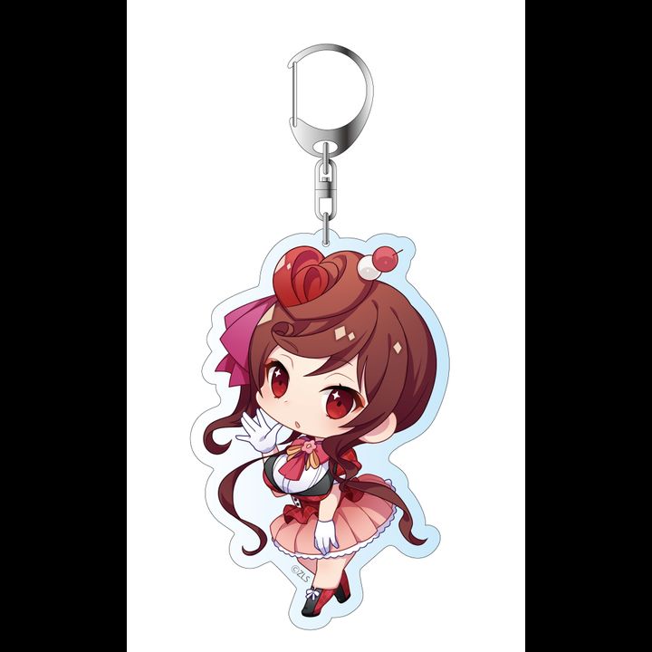 Zombie Land Saga Deka Key Chain Yugiri Idol Deformed Ver.