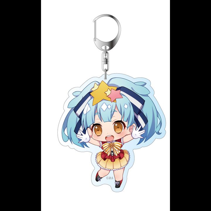 Zombie Land Saga Deka Key Chain Hoshikawa Lily Idol Deformed Ver.