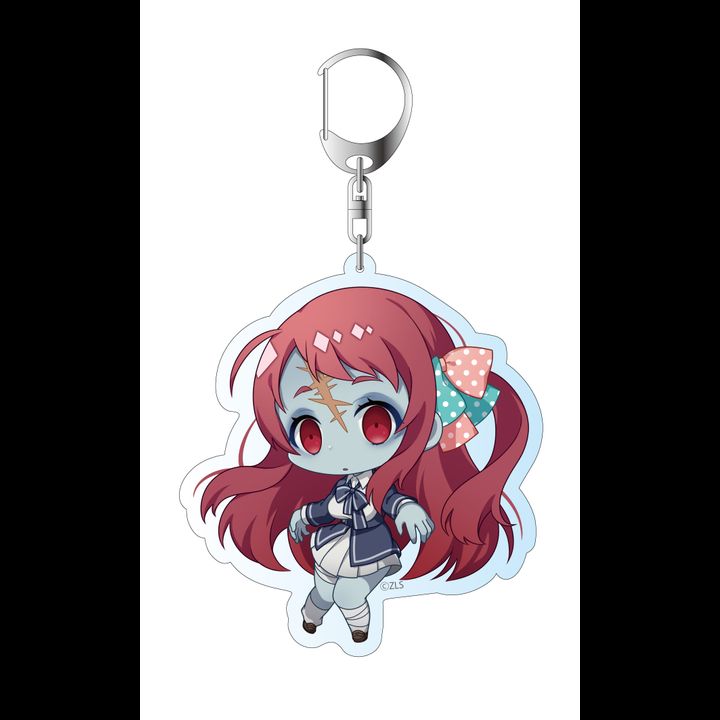Zombie Land Saga Deka Key Chain Minamoto Sakura Zombie Deformed Ver.