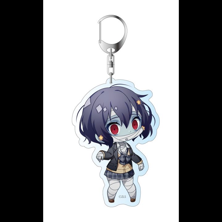 Zombie Land Saga Deka Key Chain Mizuno Ai Zombie Deformed Ver.