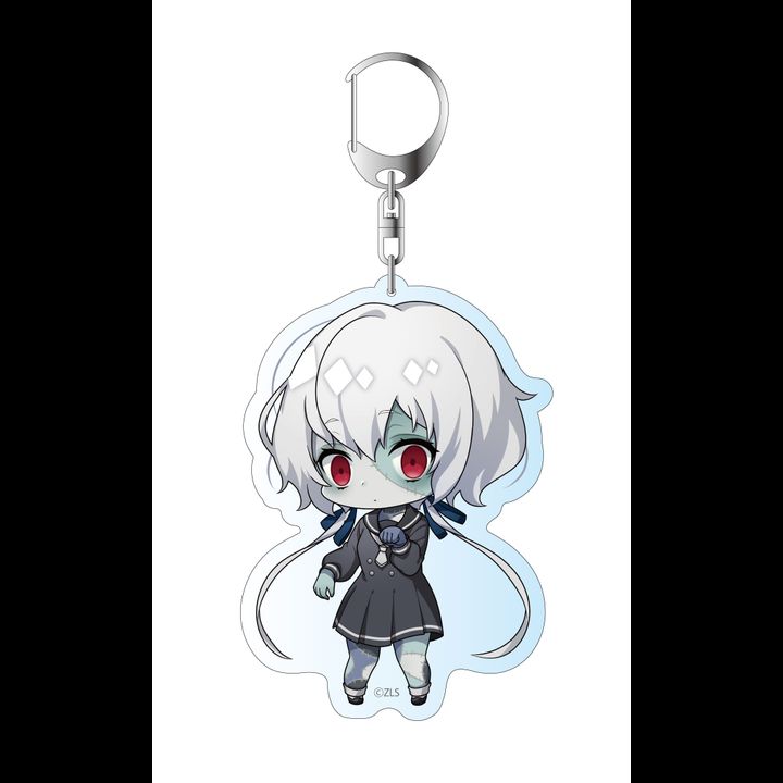 Zombie Land Saga Deka Key Chain Konno Junko Zombie Deformed Ver.