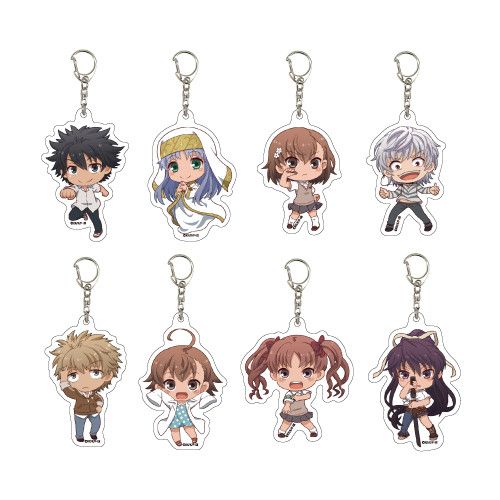 Acrylic Key Chain To Aru Majutsu no Index III 01 SD [SET OF 8]