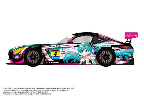 1/32nd Scale Good Smile Hatsune Miku AMG: 2019 SUPER GT Ver.