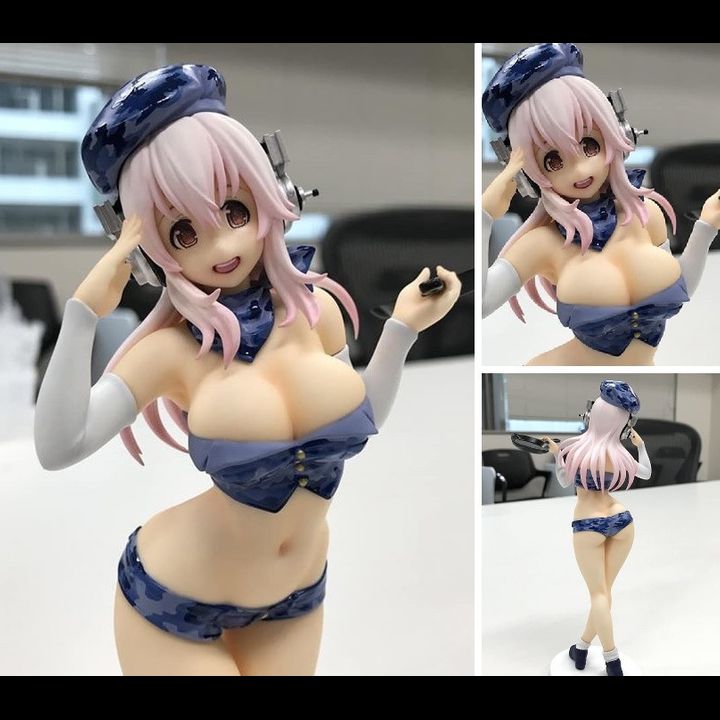 PVC Sonico - Blue Military Ver. (18cm)