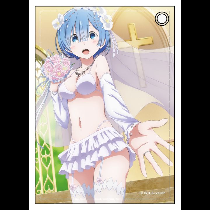 Re:Zero kara Hajimeru Isekai Seikatsu Leather Pass Case Rem