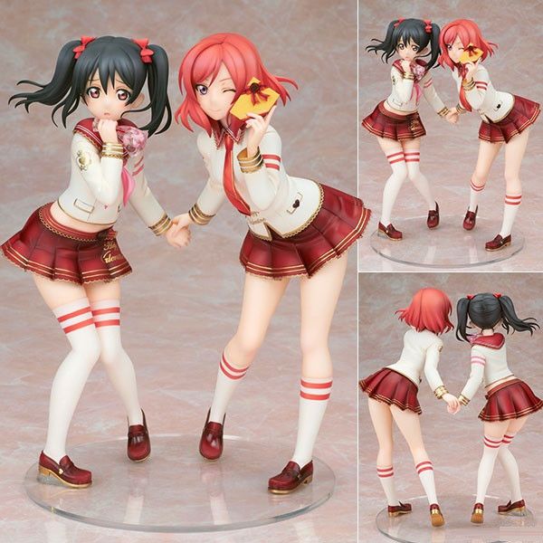 PVC 1/7 Nishikino Maki & Niko Yazawa - Valentine Hen
