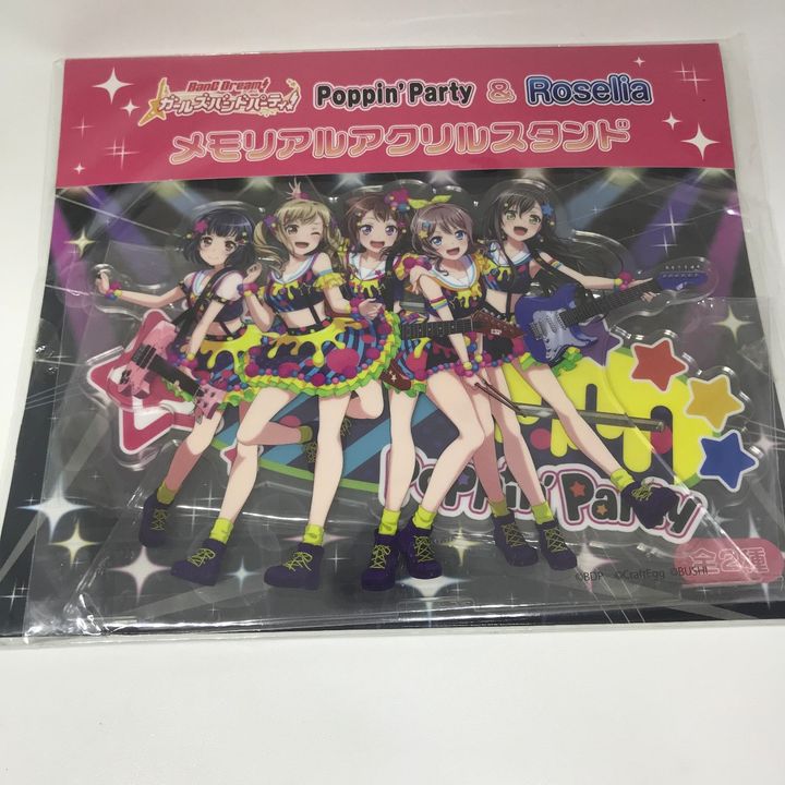 Poppin'Party Memorial Acrylic Stand All Member