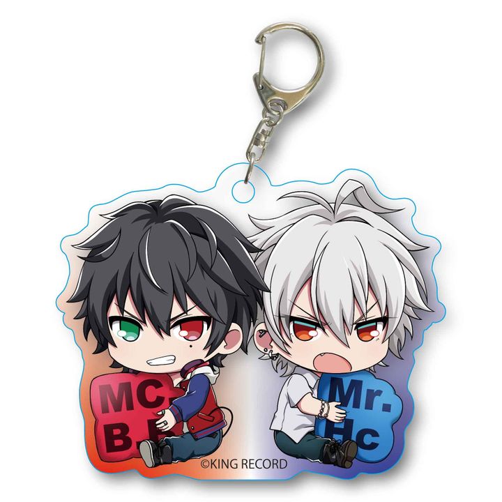 Hypnosismic -Division Rap Battle- GyuGyutto Acrylic Key Chain Pair Pattern Ver. Yamada Ichiro & Aohitsugi Samatoki