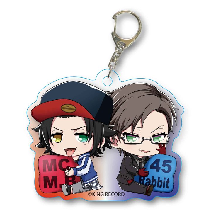 Hypnosismic -Division Rap Battle- GyuGyutto Acrylic Key Chain Pair Pattern Ver. Yamada Jiro & Iruma Jyuto