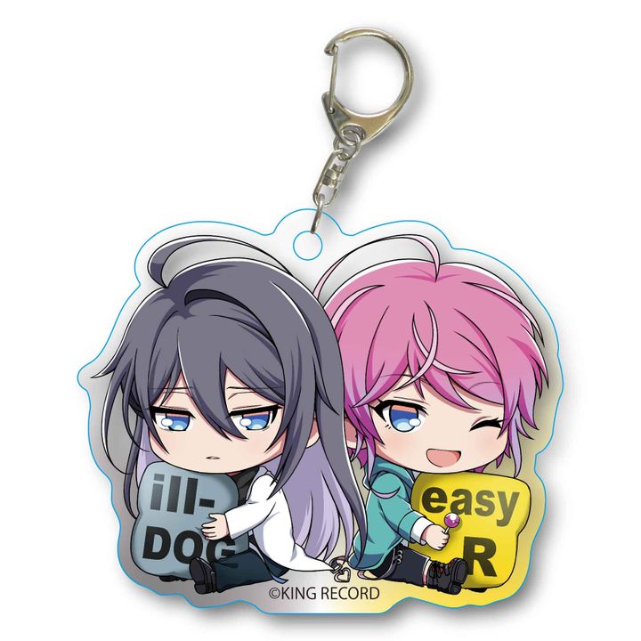 Hypnosismic -Division Rap Battle- GyuGyutto Acrylic Key Chain Pair Pattern Ver. Jinguji Jakurai & Amemura Ramuda