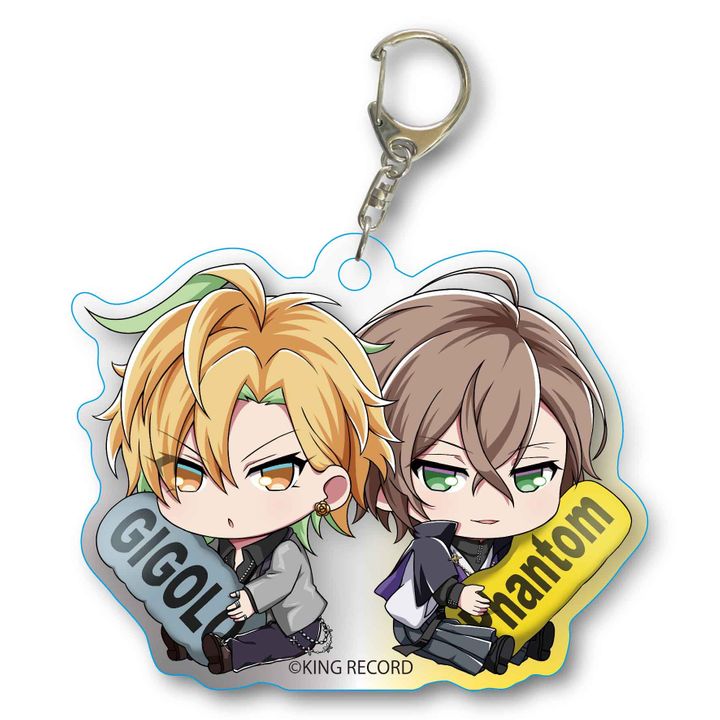 Hypnosismic -Division Rap Battle- GyuGyutto Acrylic Key Chain Pair Pattern Ver. Izanami Hifumi & Yumeno Gentaro