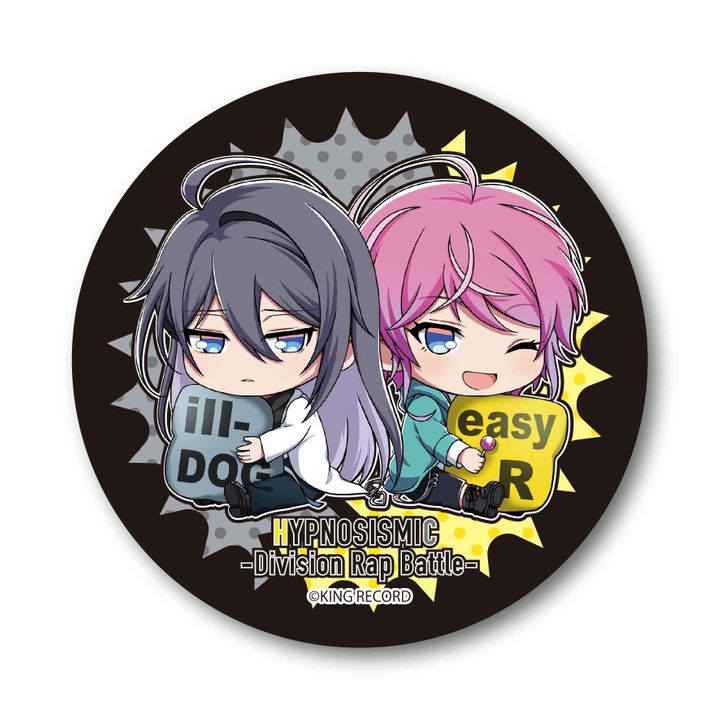 Hypnosismic -Division Rap Battle- GyuGyutto Can Badge Pair Pattern Ver. Jinguji Jakurai & Amemura Ramuda