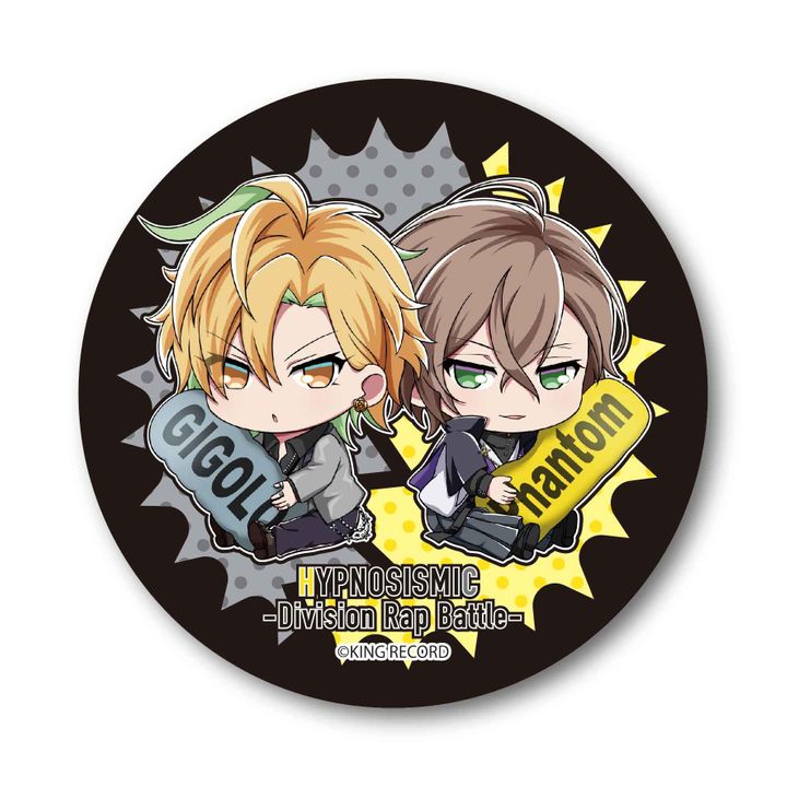 Hypnosismic -Division Rap Battle- GyuGyutto Can Badge Pair Pattern Ver. Izanami Hifumi & Yumeno Gentaro