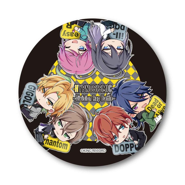 Hypnosismic -Division Rap Battle- GyuGyutto Can Badge Pair Pattern Ver. Shinjuku & Shibuya