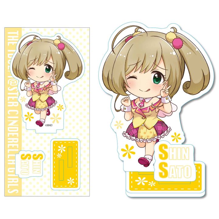 The Idolmaster Cinderella Girls TEKUTOKO Acrylic Figur Sato Shin