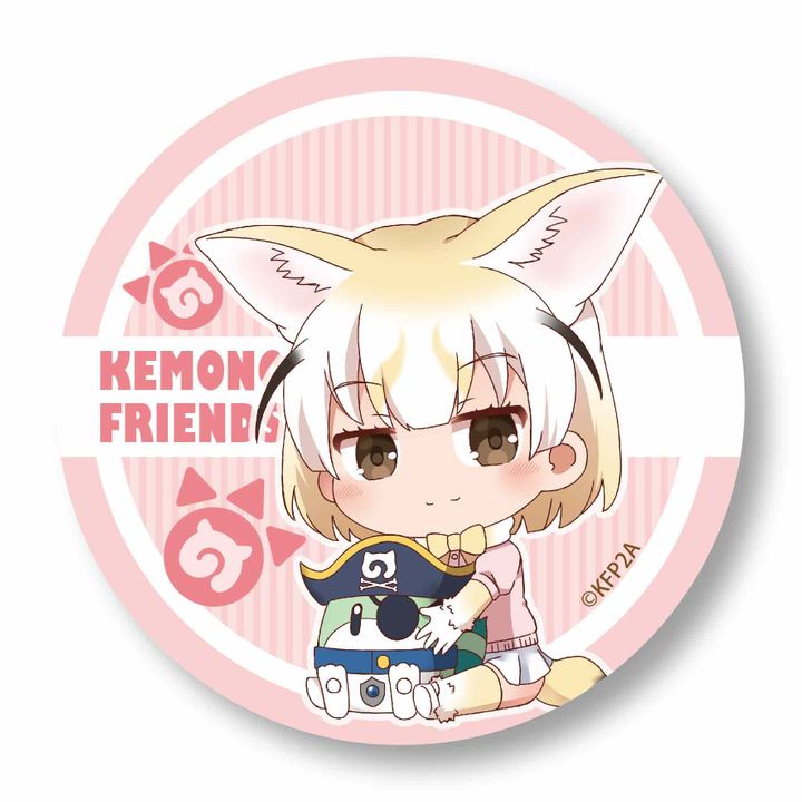 Kemono Friends 2 GyuGyutto Can Badge Fennec