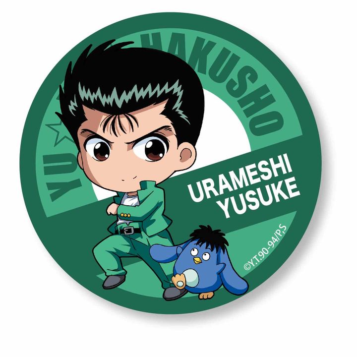 YuYu Hakusho TEKUTOKO Can Badge Urameshi Yusuke