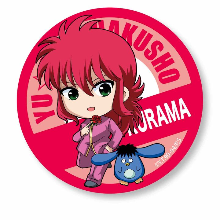 YuYu Hakusho TEKUTOKO Can Badge Kurama