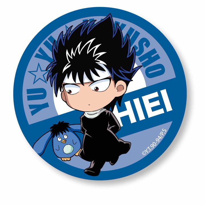 YuYu Hakusho TEKUTOKO Can Badge Hiei