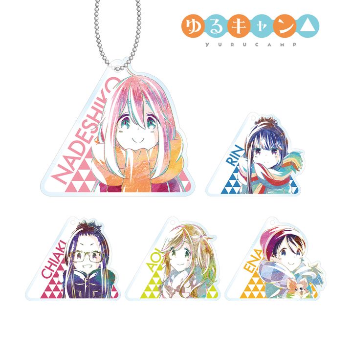 Yurucamp Trading Ani-Art Acrylic Key Chain [SET OF 5]