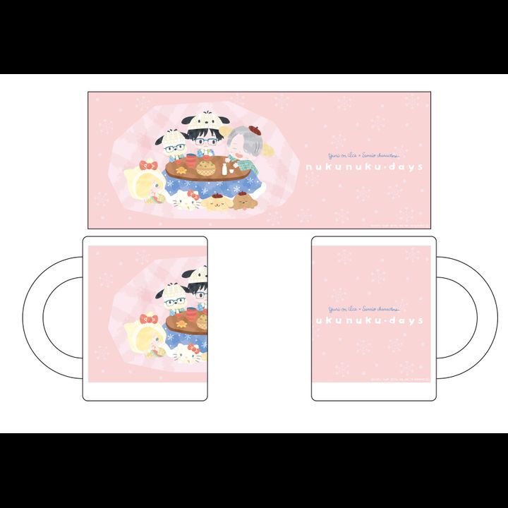 Yuri!!! on Ice x Sanrio Characters Mug nukunuku days Ver.