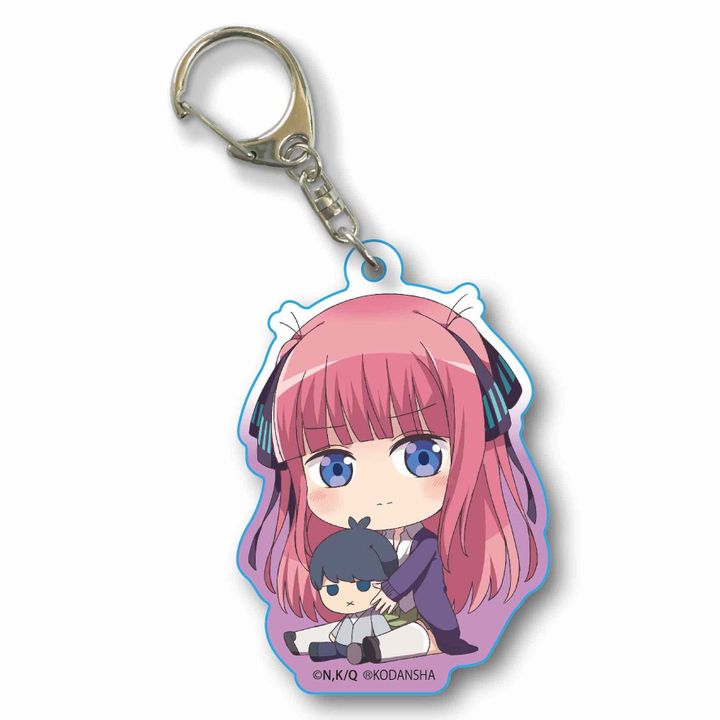 The Quintessential Quintuplets GyuGyutto Acrylic Key Chain Nakano Nino