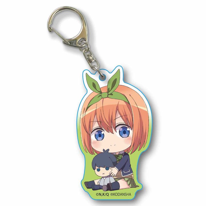 The Quintessential Quintuplets GyuGyutto Acrylic Key Chain Nakano Yotsuba