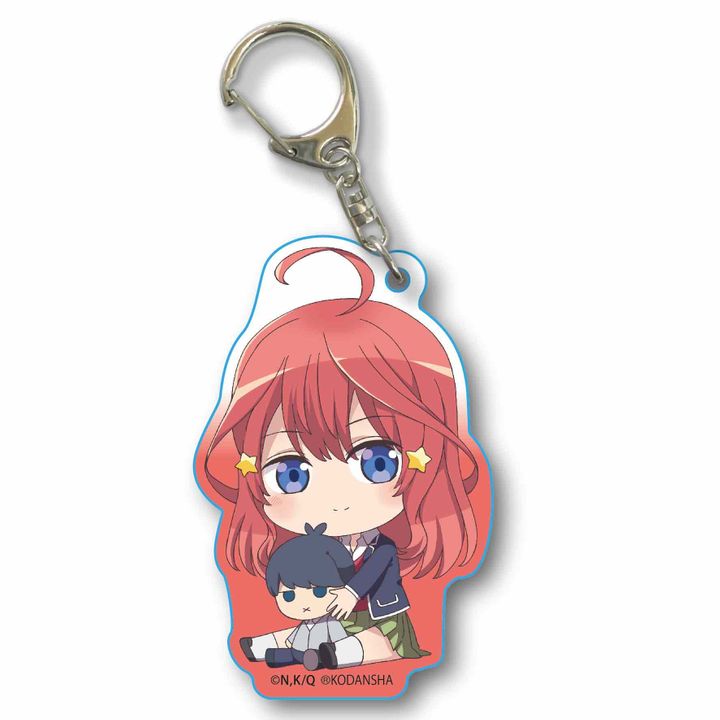 The Quintessential Quintuplets GyuGyutto Acrylic Key Chain Nakano Itsuki