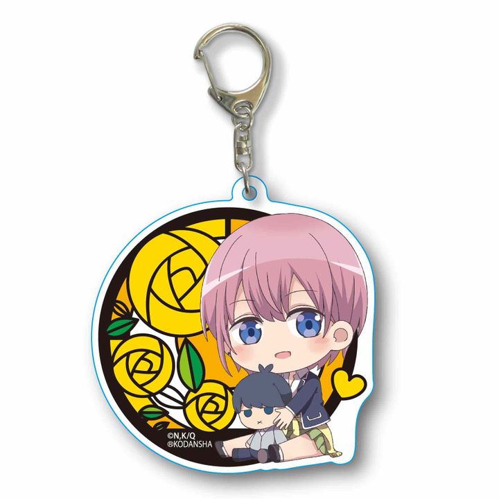 The Quintessential Quintuplets GyuGyutto Choi Deka Acrylic Key Chain Nakano Ichika