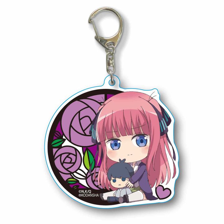 The Quintessential Quintuplets GyuGyutto Choi Deka Acrylic Key Chain Nakano Nino