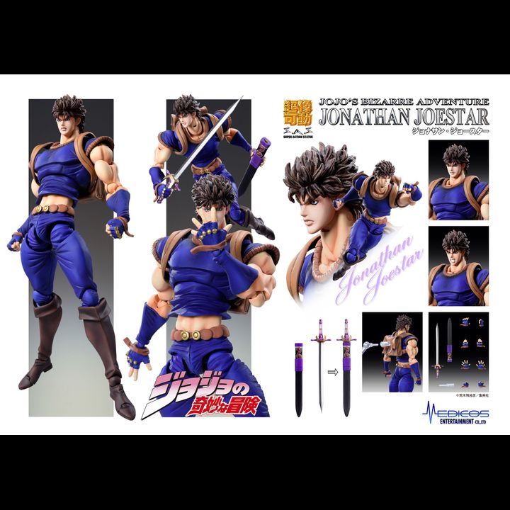 Super Action Statue Jonathan Joestar - Hirohiko Araki Specified Color (Re-release)