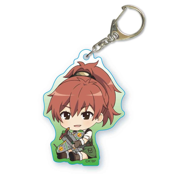 Kouya no Kotobuki Hikoutai GyuGyutto Acrylic Key Chain Leona